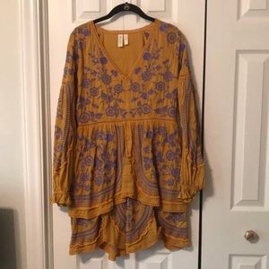 Anthropologie - Boho mini dress